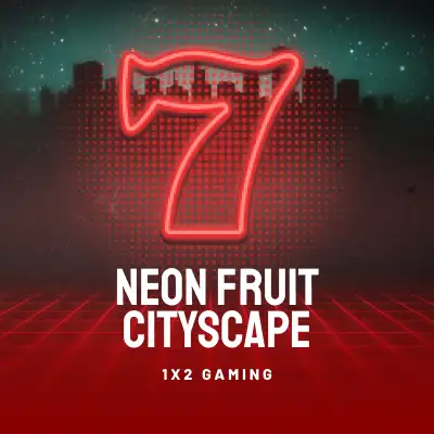 Neon Fruit Cityscape
