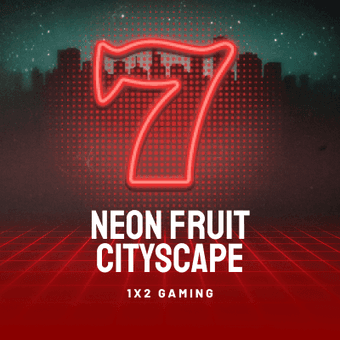 Neon Fruit Cityscape