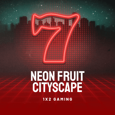 Neon Fruit Cityscape